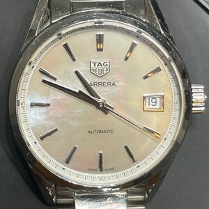Awesome Tag Heuer Carrera White MOTHER OF PEARL 36mm WBK2311.BA0652 Watch